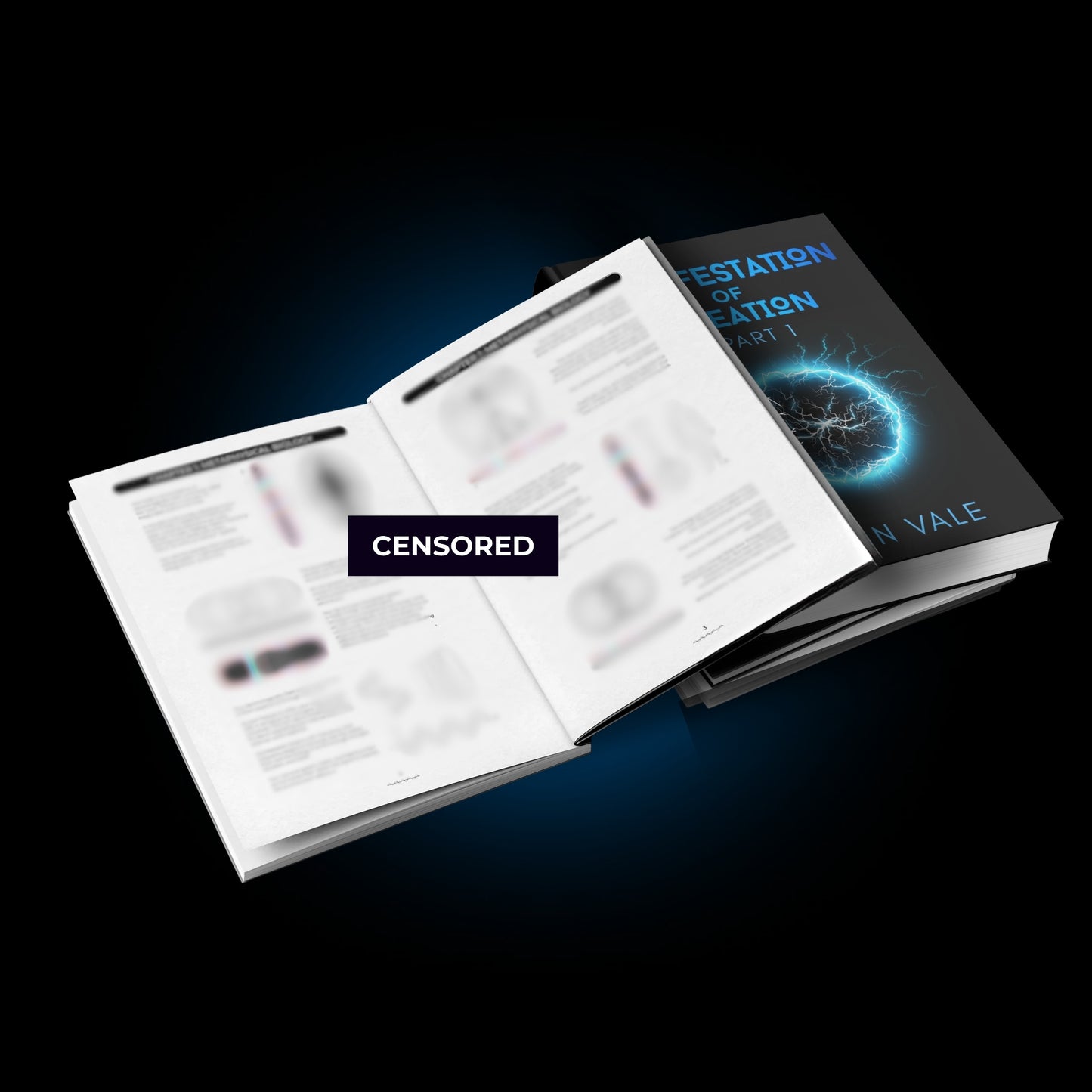 Manifestation of Creation book cover by Kain Vale – neuropsychology of manifestation  2